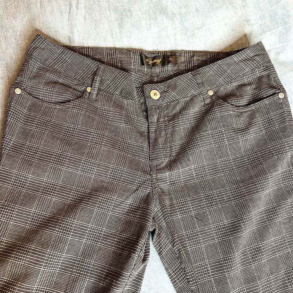 Hurley Gray Plaid Pants
